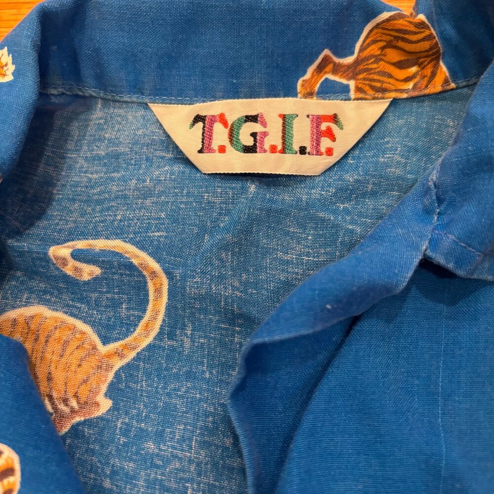 Vintage Tiger Button Up - Picture 4 of 5
